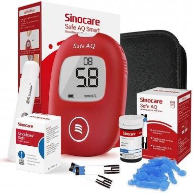 Глюкометр SINOCARE Safe AQ Smart + 25 тест-полосок 1962584487 фото