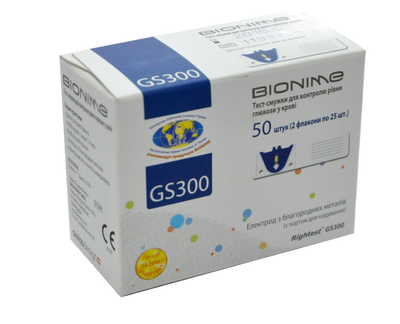 Тест-смужки GS300 Rightest Bionime (50 шт.) 1944509896 фото