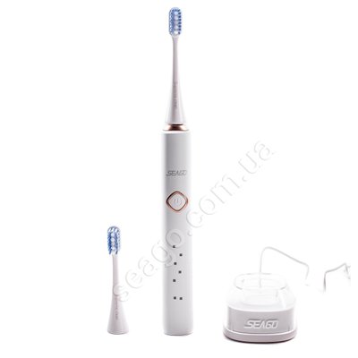 Электрическая звуковая зубная щетка Seago Sonic SG998, Белый 1944509926 фото