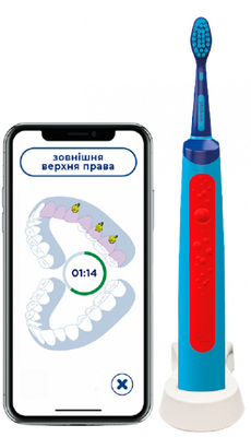 Електрична зубна щітка Playbrush Smart Sonic Blue 1944509940 фото